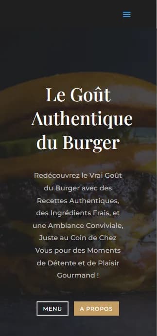 Le Coin Burger — Mobile