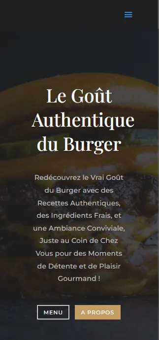 Le Coin Burger — Mobile